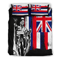 Polynesian Pride Home Set - Hawaii King Flag Bedding Set UK King 231cm x 221cm - Polynesian Pride