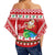 Polynesian Pride Fiji Clothing - Bula Fiji Christmas Off Shoulder Wrap Waist Top - Polynesian Pride