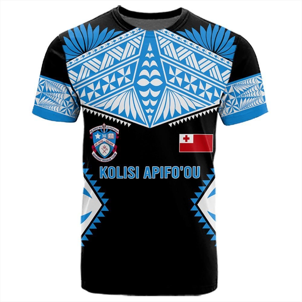 Polynesian Pride Tonga T Shirt Tonga Kolisi Apifo ou T Shirt Unisex Blue - Polynesian Pride