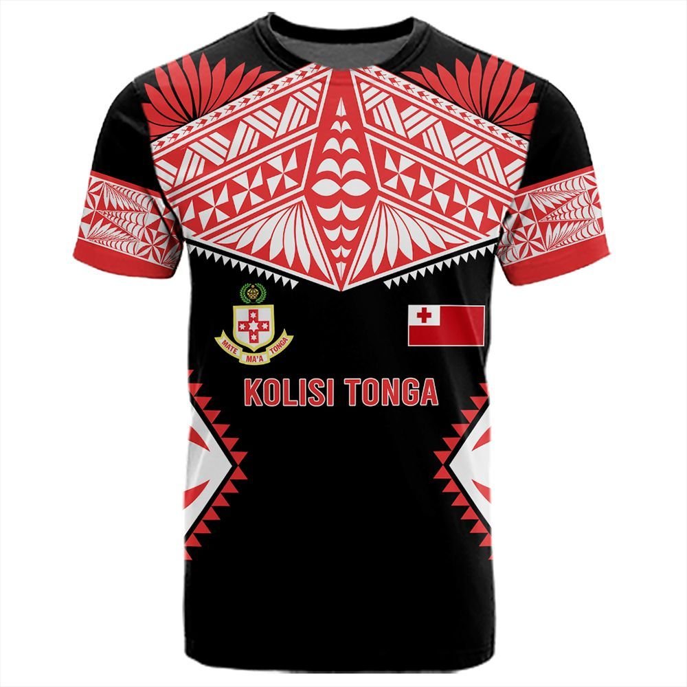 Polynesian Pride Tonga T Shirt Tonga Kolisi Tonga T Shirt Unisex Red - Polynesian Pride