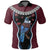 Polynesian Pride Apparel New Zealand Tui Bird Polo Shirt, Pohutukawa Burgundy Unisex Burgundy - Polynesian Pride