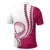 Polynesian Pride Apparel Custom Polo Shirt Pinktober White Polo Shirt - Polynesian Pride