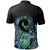 Polynesian Pride Apparel Koru New Zealand Polo Shirt, Paua Shell Golf Shirt 01 - Polynesian Pride