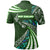 Polynesian Pride Apparel Maori New Zealand Polo Shirt Silver Fern Sport Style Green - Polynesian Pride