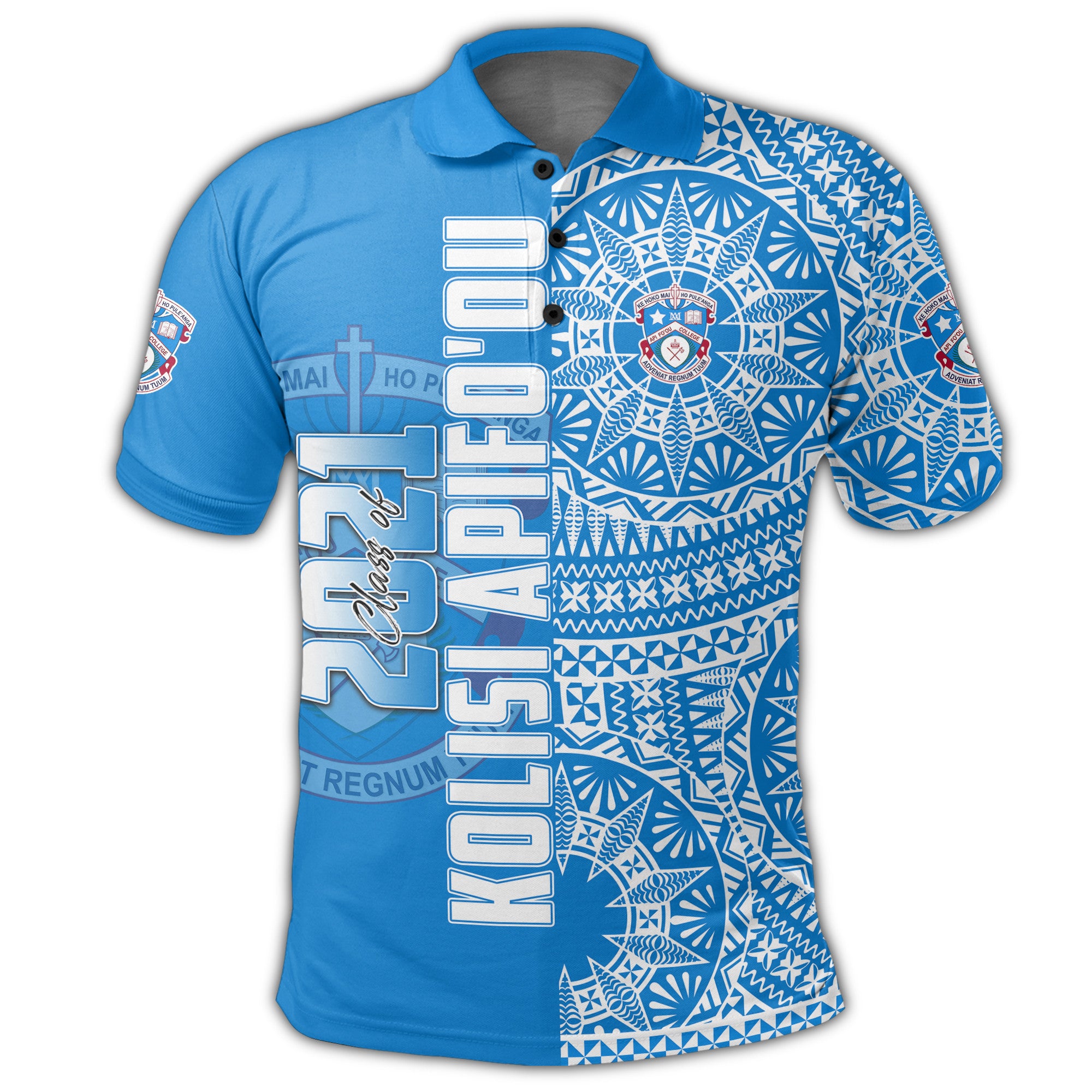 Polynesian Pride Apparel Tonga Polo Shirt Custom Tonga Class Of Kolisi Apifoou Polo Shirt Unisex Blue - Polynesian Pride