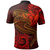 Polynesian Pride Apparel Kosrae Pohnpei Polo Shirt Red Shark Polynesian Tattoo - Polynesian Pride