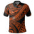 Polynesian Pride Apparel Polo Shirt Tribal Polynesian Orange Ali Style Polo Shirt - Polynesian Pride