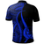 Polynesian Pride Apparel Pohnpei Custom Polo Shirt Blue Polynesian Tentacle Tribal Pattern - Polynesian Pride