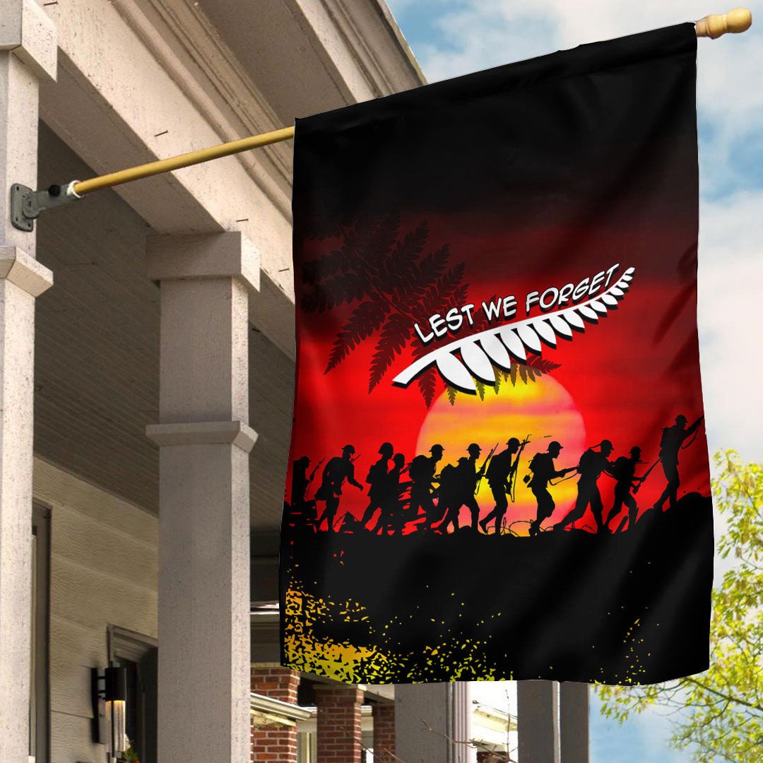 Polynesian Pride Flag - Anzac Lest We Forget Sun Flag House Flag - Polynesian Pride