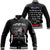 Polynesian Pride Clothing - Anzac Day Remember Australia & New Zealand Baseball Jacket Unisex Black - Polynesian Pride