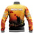 Polynesian Pride Clothing - Australia Anzac Lest We Forget 2022 - Orange Baseball Jacket - Polynesian Pride