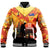 Polynesian Pride Clothing - Australia Anzac Lest We Forget 2022 - Orange Baseball Jacket - Polynesian Pride