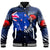 Polynesian Pride Clothing - (Custom) New Zealand Anzac Day Poppy Baseball Jacket - Polynesian Pride