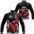 Polynesian Pride Clothing - Anzac Day Camouflage Poppy & Barbed Wire Baseball Jacket Unisex Black - Polynesian Pride