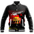 Polynesian Pride Clothing - Anzac Lest We Forget Sun Baseball Jacket - Polynesian Pride