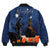 Polynesian Pride Clothing - Anzac Day Navy Blue Bomber Jacket - Polynesian Pride