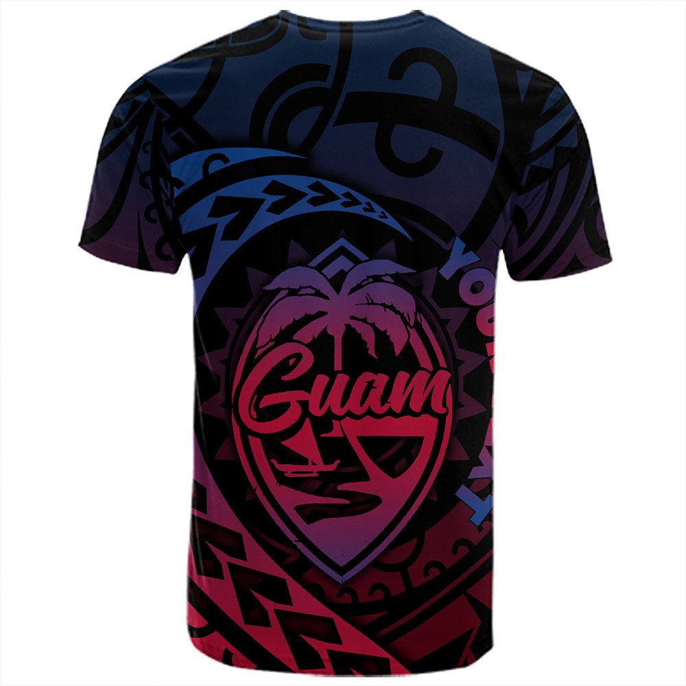 Polynesian Pride T Shirt Guam Rising Style T Shirt LT10 - Polynesian Pride