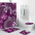 Polynesian Home Set - Violet Tribal Jungle Bathroom Set LT10 Purple - Polynesian Pride