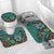 Polynesian Home Set - Green Tribal Honu Bathroom Set LT10 - Polynesian Pride