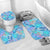 Polynesian Home Set - Vintage Tapa Turtle Print Bathroom Set LT10 - Polynesian Pride