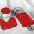 Polynesian Home Set - Polynesian Red Tribal Turtle Bathroom Set LT10 - Polynesian Pride