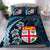 Polynesian Pride Home Set - Fiji Coat of Arms Turtle Palm Tree Bedding Set (Duvet Cover and Pillow Cases) LT10 - Polynesian Pride