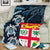 Polynesian Pride Home Set - Fiji Coat of Arms Turtle Palm Tree Blanket LT10 - Polynesian Pride