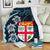 Polynesian Pride Home Set - Fiji Coat of Arms Turtle Palm Tree Blanket LT10 - Polynesian Pride