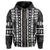 Polynesian Pride Hoodie Fiji Masiterpiece Coconut Tree Zip Hoodie LT10 Black - Polynesian Pride