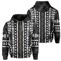 Polynesian Pride Hoodie Fiji Masiterpiece Coconut Tree Zip Hoodie LT10 - Polynesian Pride