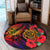 Polynesian Pride Home Set - Hawaii Turtle Ocean Round Carpet LT10 Red - Polynesian Pride