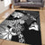 Polynesian Pride Home Set - Kanaka Black Kakau Hawaiian Area Rug LT10 Black - Polynesian Pride