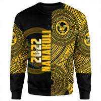 Polynesian Pride Sweatshirt - Personalized Hawaii Class Of Nanakuli Sweatshirt LT10 Unisex Black - Polynesian Pride