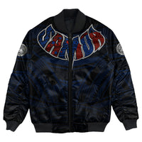 Polynesian Pride Jacket - American Samoa Forever Bomber Jacket LT10 Unisex Black - Polynesian Pride