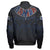 Polynesian Pride Jacket - Samoa Forever Sleeve Zip Bomber Jacket LT10 - Polynesian Pride