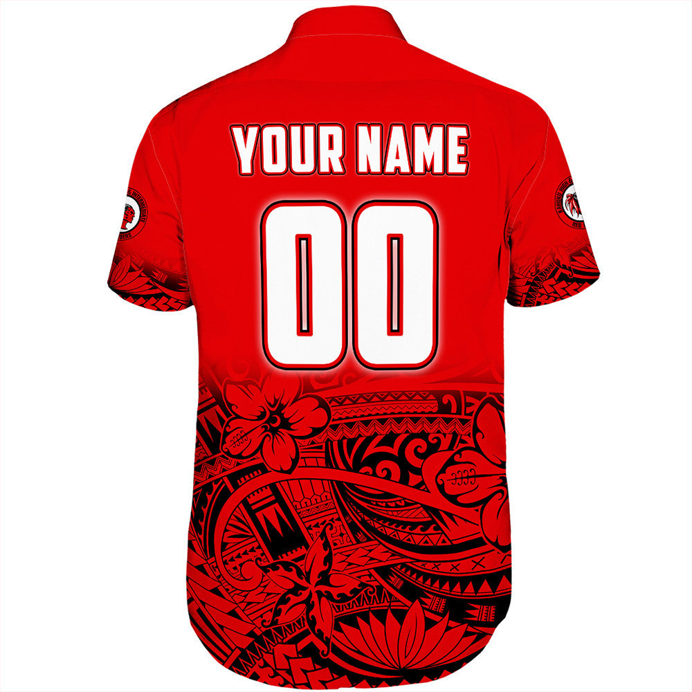 Polynesian Pride Shirt - Personalized 808 Kahuku Short Sleeve Shirt LT10 - Polynesian Pride