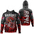 Polynesian Pride Hoodie Red Raider For Life Hoodie LT10 Black - Polynesian Pride