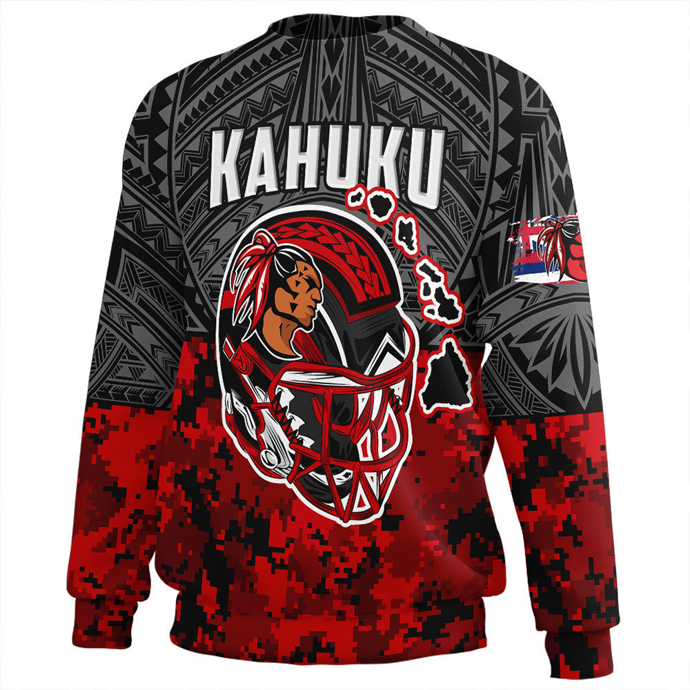 Polynesian Pride Sweatshirt - Red Raider For Life Sweatshirt LT10 - Polynesian Pride