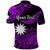 Custom Nauru Polynesian Hibiscus Naoero Purple Polo Shirt LT14 - Polynesian Pride