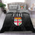 Fiji Bedding Sets - Fijian patterns ver3 Black - LT20 Blue - Polynesian Pride