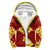 Hawaii - Hawaiian Quilt Style Sherpa Hoodie AH Red - Polynesian Pride