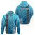 Custom Hawaii Tribal Kakau Hoodie LT9 Pullover Hoodie Blue - Polynesian Pride