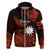 Custom Nauru Polynesian Hoodie Hibiscus Naoero Red LT14 - Polynesian Pride