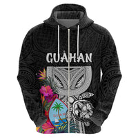Custom Guam Tribal Latte Stone Tropical Hoodie LT9 - Polynesian Pride