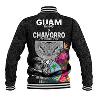 Guam Tribal Latte Stone Tropical Baseball Jacket LT9 - Polynesian Pride