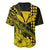 Kakau Polynesian Tribal Hawaiian Turtle with Kanaka Maoli Yellow Baseball Jersey LT9 - Polynesian Pride