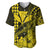 Kakau Polynesian Tribal Hawaiian Turtle with Kanaka Maoli Yellow Baseball Jersey LT9 - Polynesian Pride