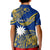 (Custom Personalised) Nauru Polynesian Hibiscus Naoero Flag Color Kid Polo Shirt LT14 - Polynesian Pride