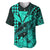 Kakau Polynesian Tribal Hawaiian Turtle with Kanaka Maoli Turquoise Baseball Jersey LT9 - Polynesian Pride