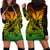 (Custom Personalised) Kakau Polynesian Tribal Hawaiian Turtle with Kanaka Maoli Reggae Hoodie Dress LT9 Reggae - Polynesian Pride